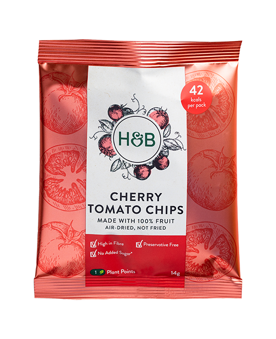 Cherry tomato chips product shot