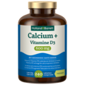 Holland & Barrett Calcium + Vitamine D3 600 mg - 240 tabletten