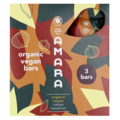 Amara Barres Protéinées Vegan Cacao Noisette - 3 x 40g