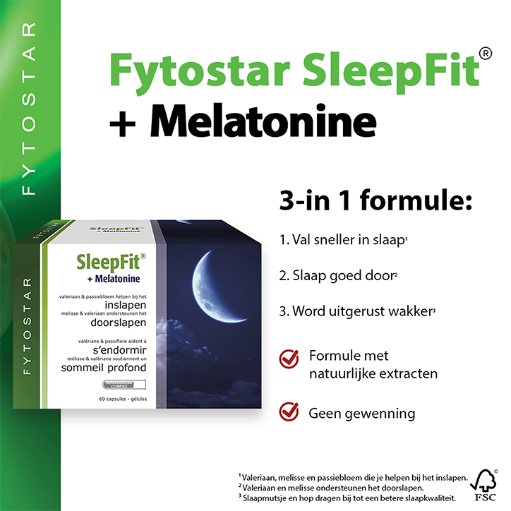 Fytostar SleepFit + Melatonine (20 Capsules)-4