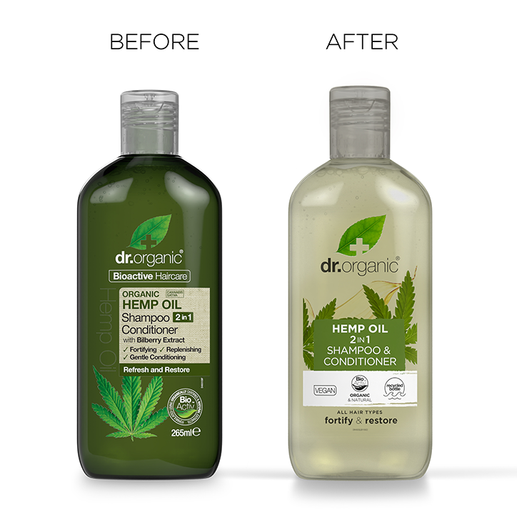 Shampoing & après-shampoing Dr. Organic à l'Huile de chanvre 2 en 1 265 ml-3