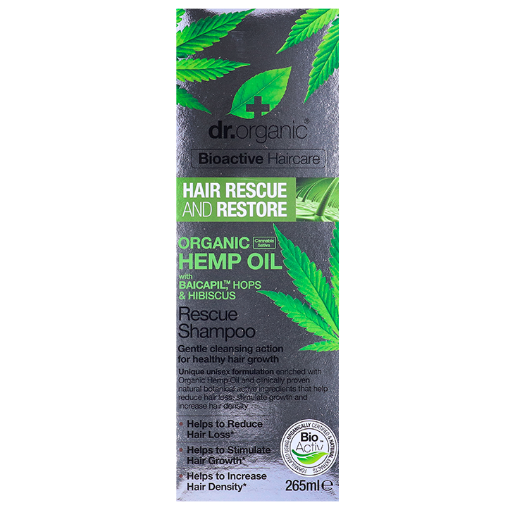 Dr. Organic Hemp Oil Rescue & Restore Shampoo - 265ml-2