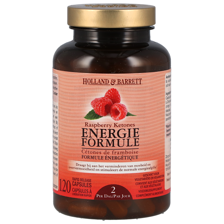 Holland & Barrett Raspberry Ketones Energie Formule (120 Capsules)