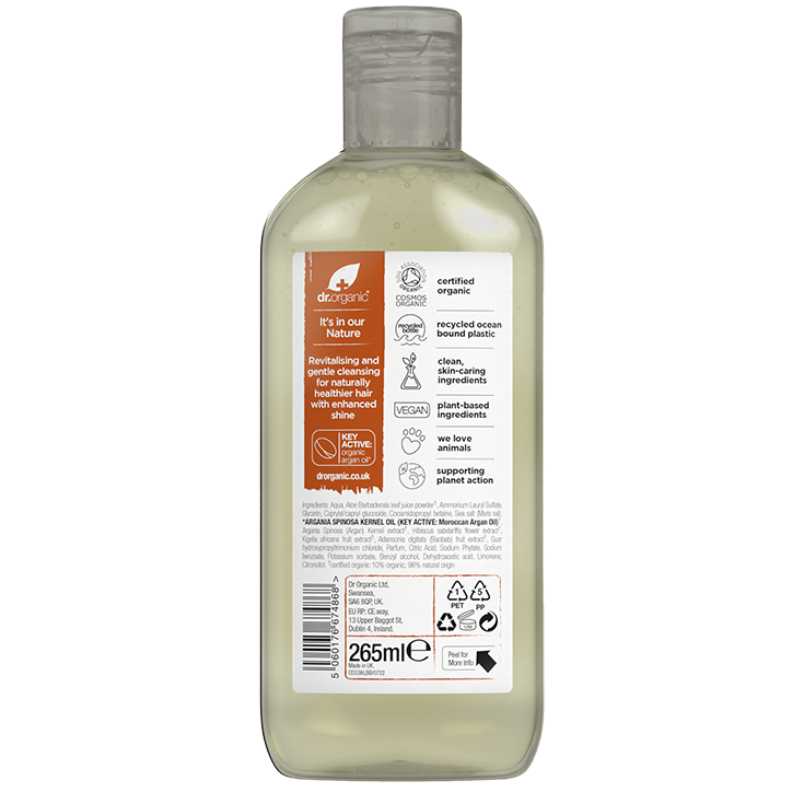 Dr. Organic Moroccan Argan Oil Shampoo - 265ml-2