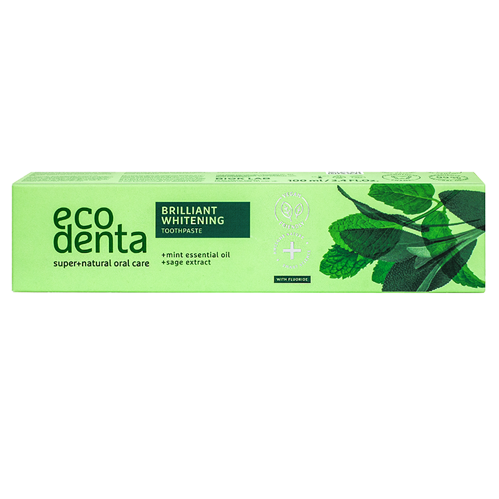 Ecodenta Dentifrice blanchissant à l'huile de menthe, extrait de sauge et Kalident - 100ml-3