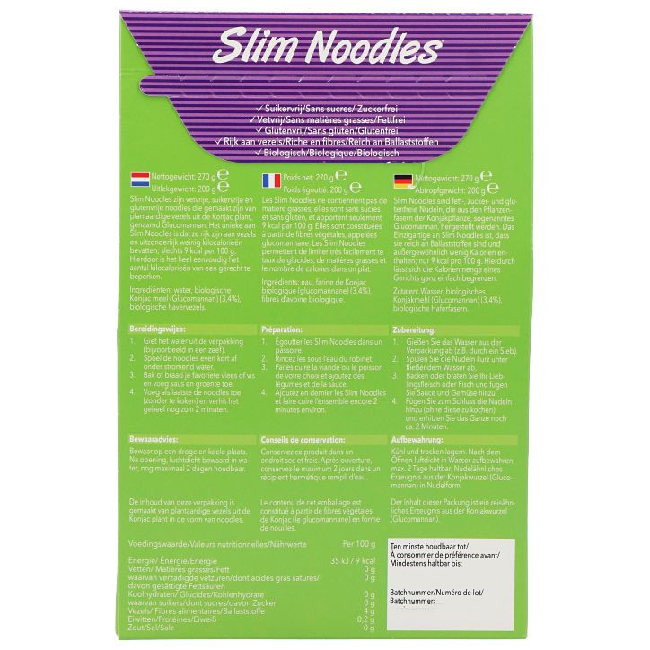 Eat Water Slim Nouilles chinoises Bio 200 g-2