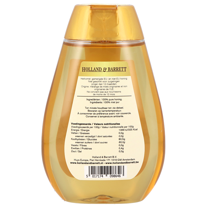Holland & Barrett Flacon de Miel liquide d'Acacia (350 g)-2