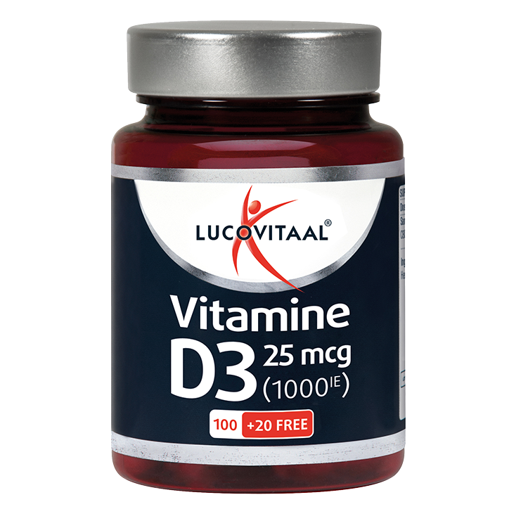 Lucovitaal Vitamine D3 25mcg - 120 capsules-2