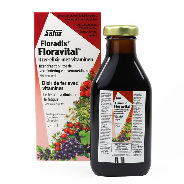 Floradix Floravital Ijzer-Elixir met Vitaminen - 250ml-2