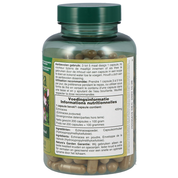 Nature's Garden Echinacée 400mg - 200 capsules-2