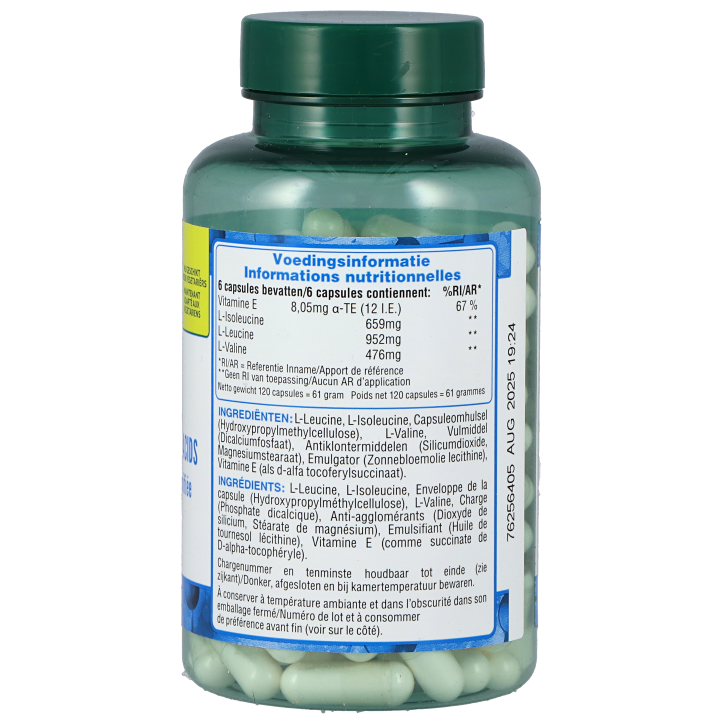 Precision Engineered Branched Chain Amino Acids (BCAA) - 120 capsules-2