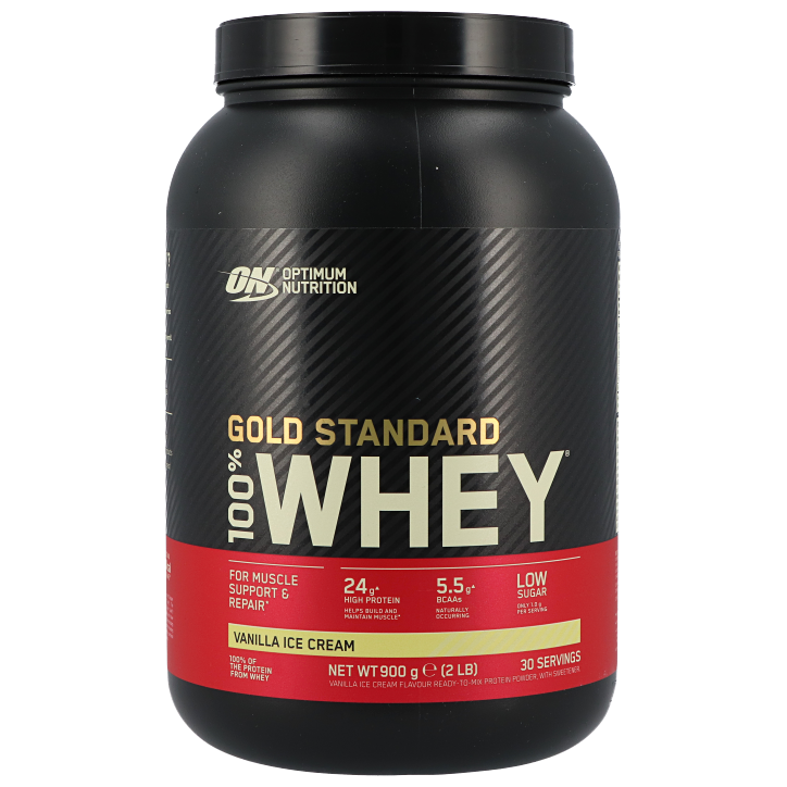 Optimum Nutrition Gold Standard 100% Whey Vanilla Ice Cream - 900g-1