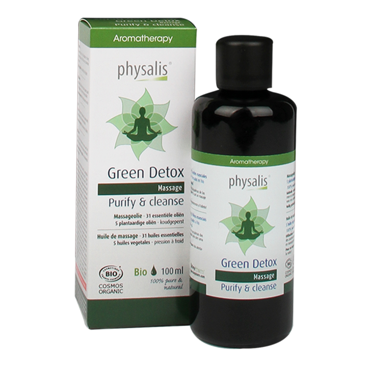 Physalis Huile de Massage Green Detox (100ml)-2
