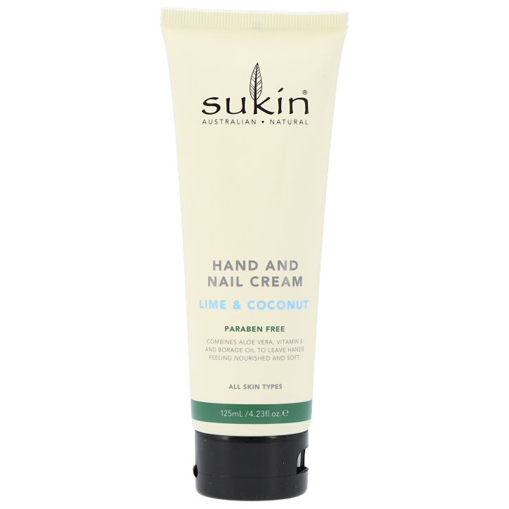Sukin Hand and Nail Cream Lime & Coconut - 125ml-1