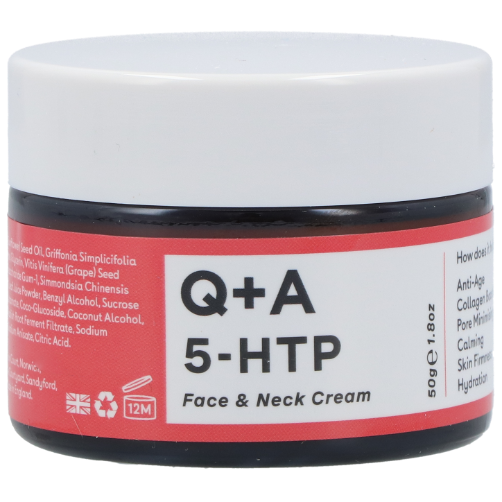 Q+A Crème Visage et Cou 5-HTP - 50g-2