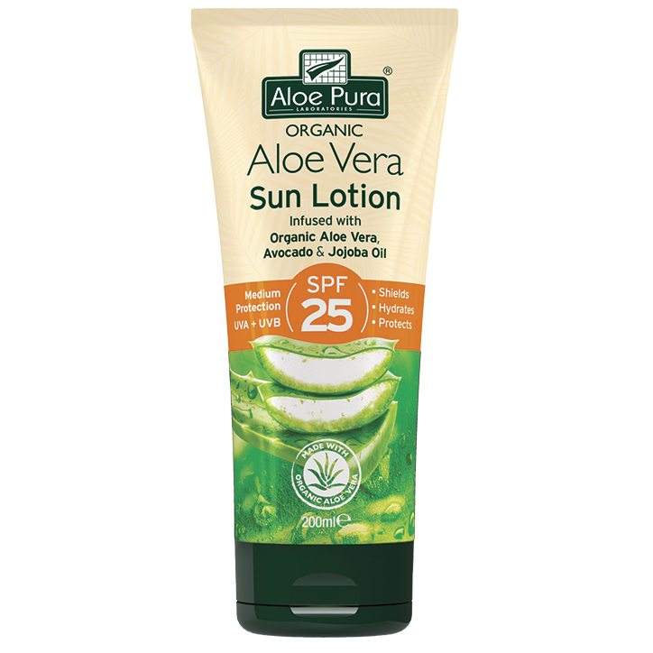 Aloe Pura Aloe Vera Sun Lotion SPF25 - 200ml