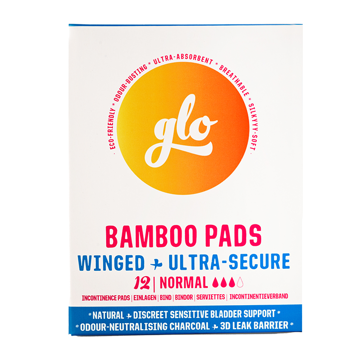 glo Serviettes bambou pour incontinence vessie sensible - 12 pièces-1