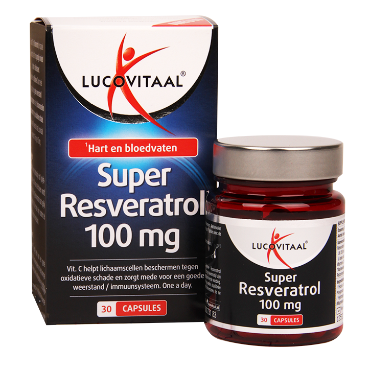 Lucovitaal Super Resveratrol, 100mg (30 Capsules)-2