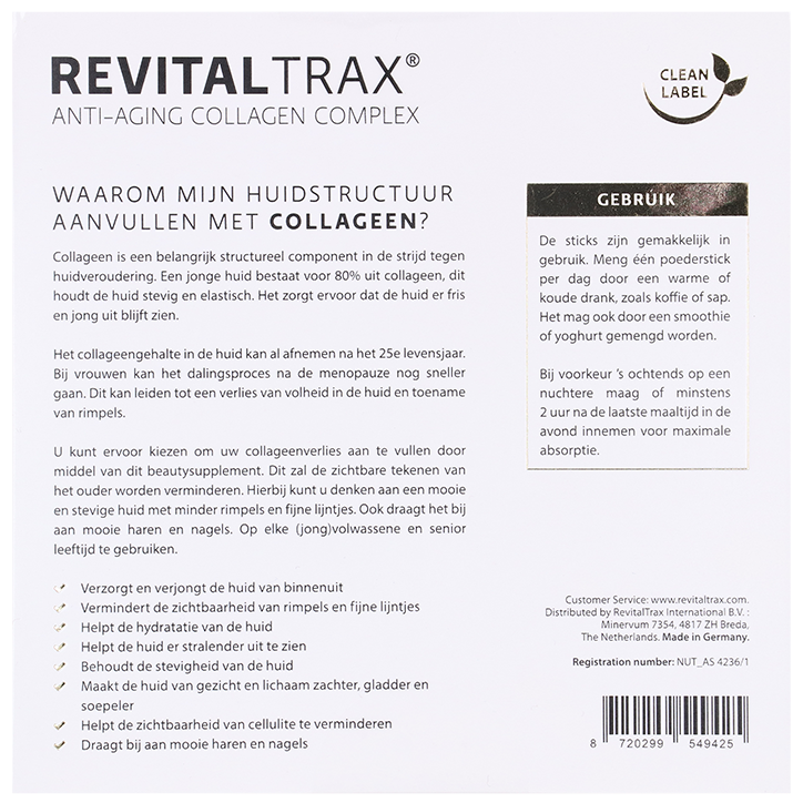 RevitalTrax Anti-Aging Collagen Complex - 30 sticks-3
