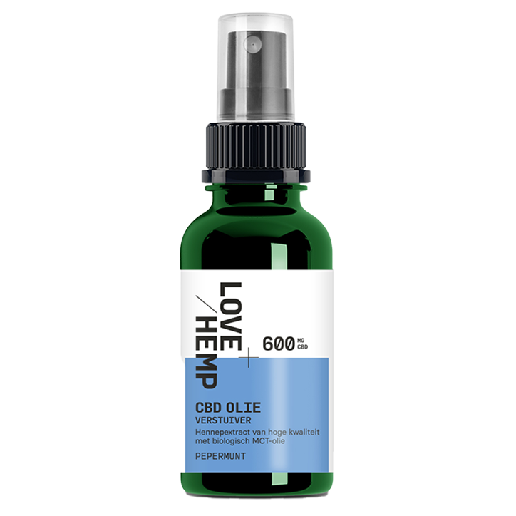 Love Hemp CBD Olie Verstuiver Pepermunt 2% (30ml)