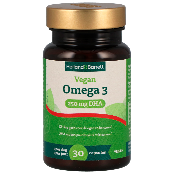 Holland & Barrett Vegan Omega-3 met DHA - 30 capsules-1