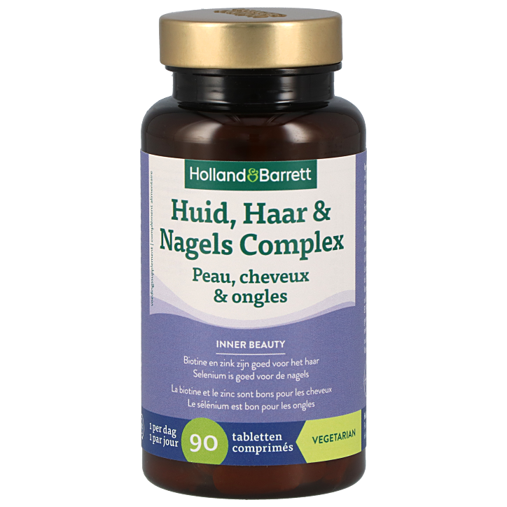 Holland & Barrett Huid, Haar & Nagels Complex - 90 tabletten-1