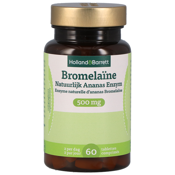 Holland & Barrett Bromelaïne Natuurlijk Ananas Enzym 500mg - 60 tabletten