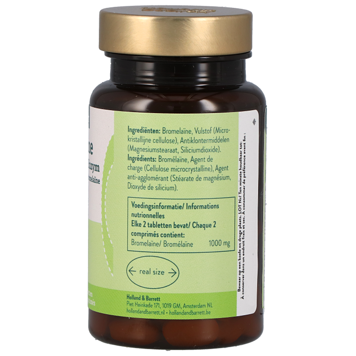 Holland & Barrett Bromelaïne Natuurlijk Ananas Enzym 500mg - 60 tabletten