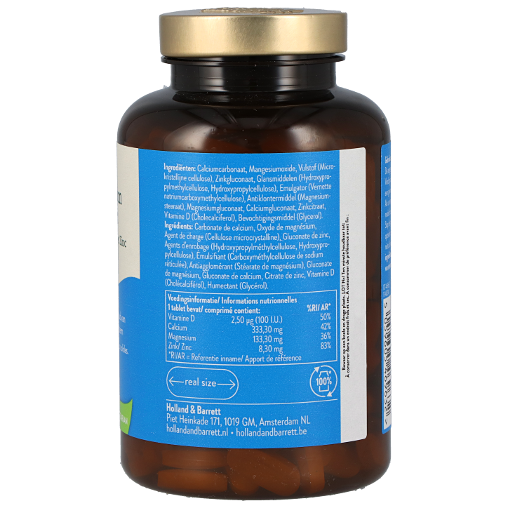 Holland & Barrett Calcium, Magnesium & Zink - 240 Tabletten-2