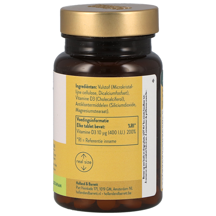 Holland & Barrett Vitamine D3 10mcg - 90 tabletten-2