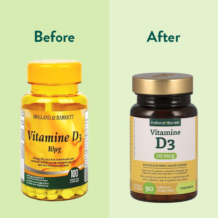 Holland & Barrett Vitamine D3 10mcg - 90 tabletten-4