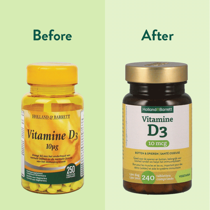 Holland & Barrett Vitamine D3 10mcg - 240 tabletten-3