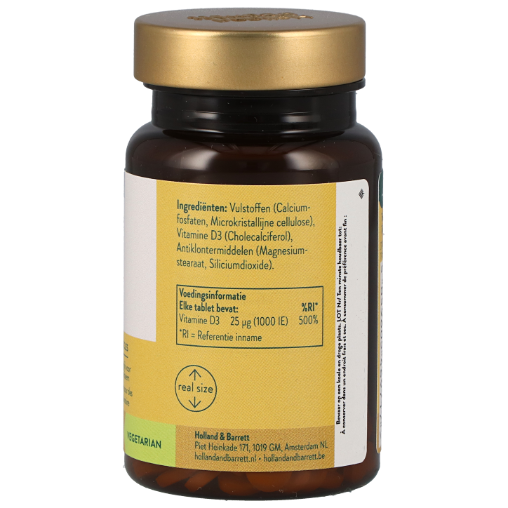 Holland & Barrett Vitamine D3 25mcg - 90 tabletten-2