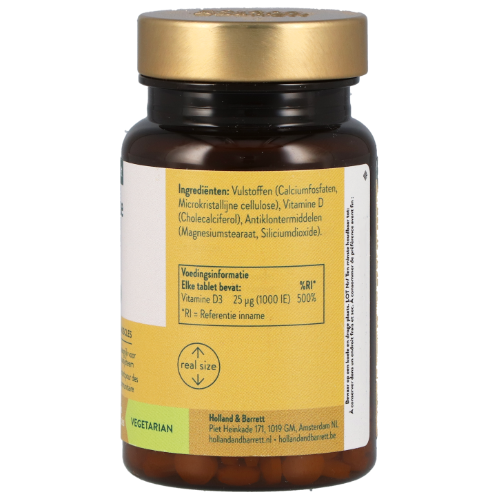 Holland & Barrett Vitamine D3 25 mcg - 120 tabletten-2