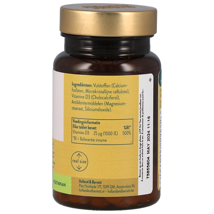 Holland & Barrett Vitamine D3 25mcg - 240 tabletten-2