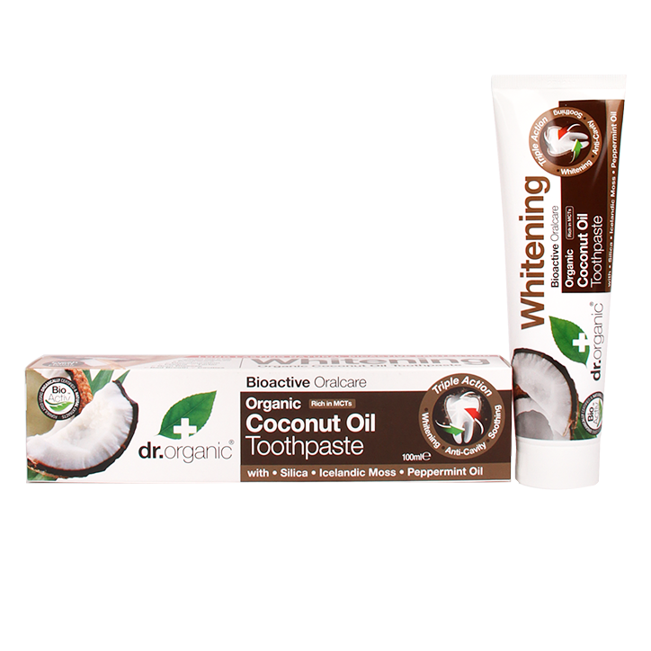 Dr. Organic Kokosolie Tandpasta - 100ml-1