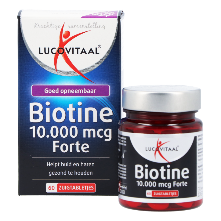 Lucovitaal Biotine Forte 10.000mcg - 60 pastilles-2