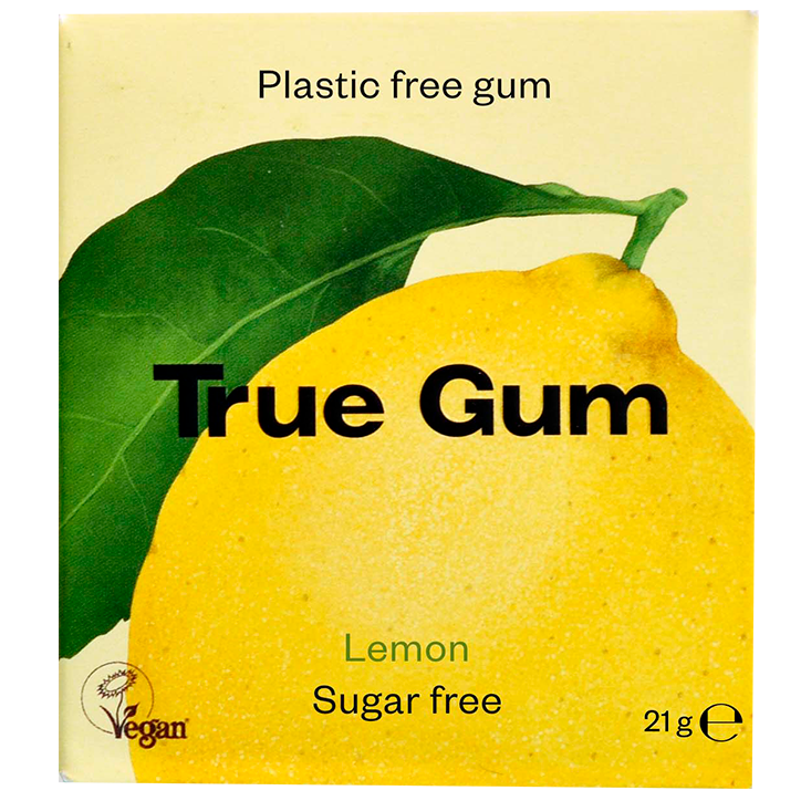 True Gum Lemon Kauwgom - 21g-1