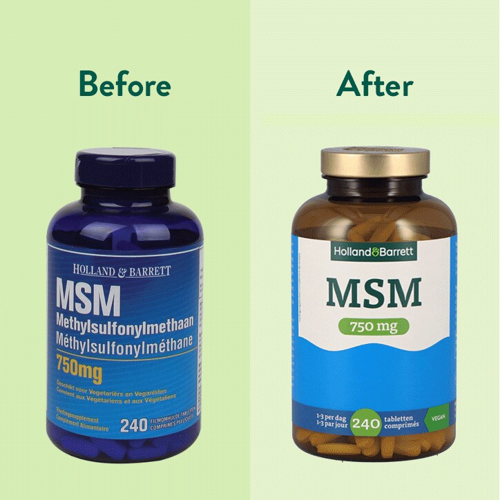 Holland & Barrett MSM 750 mg - 240 tabletten-4