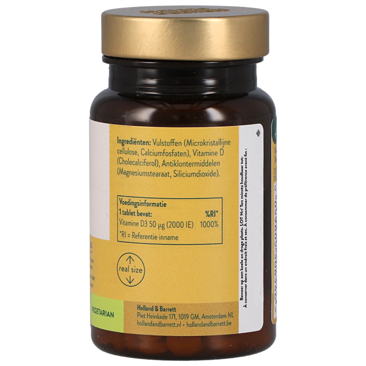 Holland & Barrett Vitamine D3 50 mcg - 120 tabletten-2