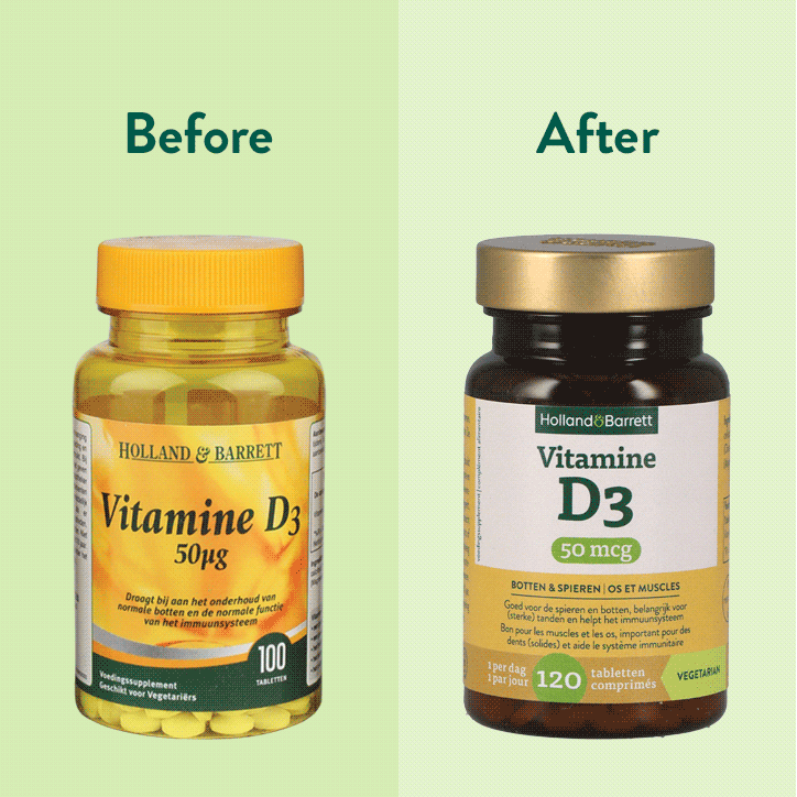 Holland & Barrett Vitamine D3 50 mcg - 120 tabletten-4