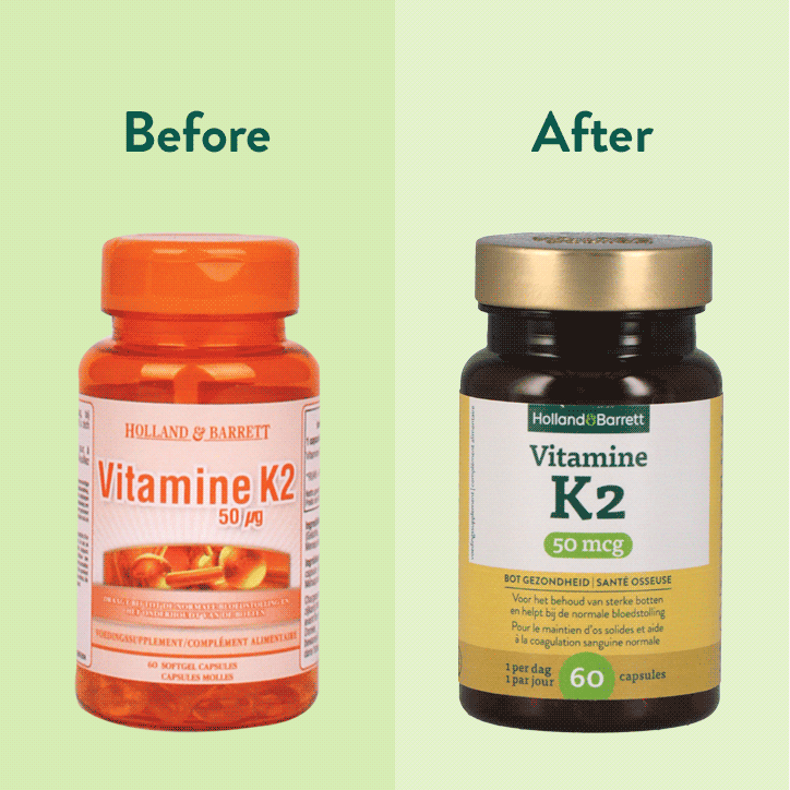 Holland & Barrett Vitamine K2 50mcg - 60 capsules-4