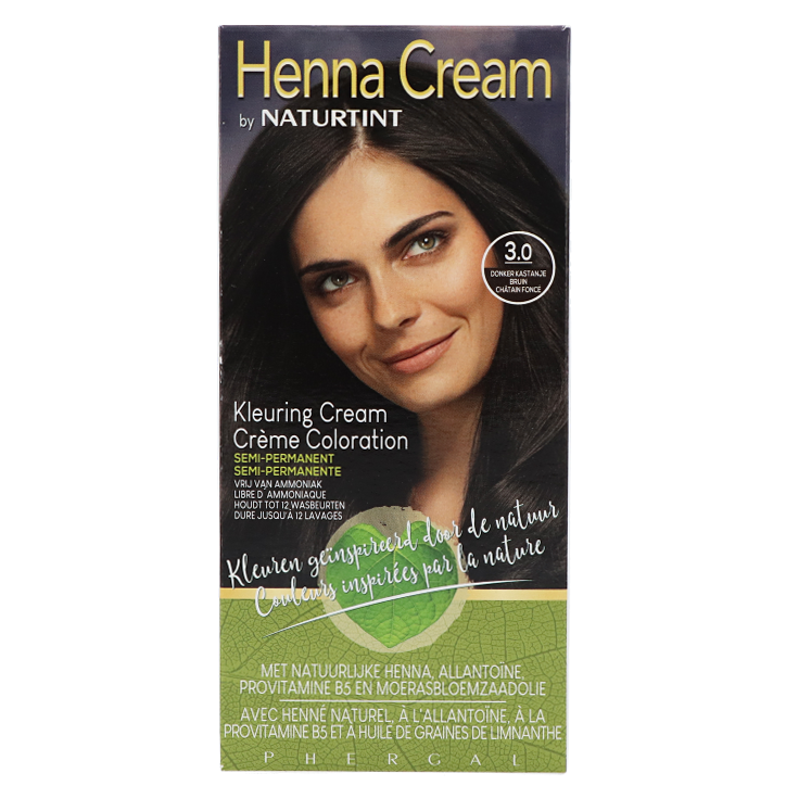 Naturtint Henna Cream 3.0 Donker Bruin - 110ml-1
