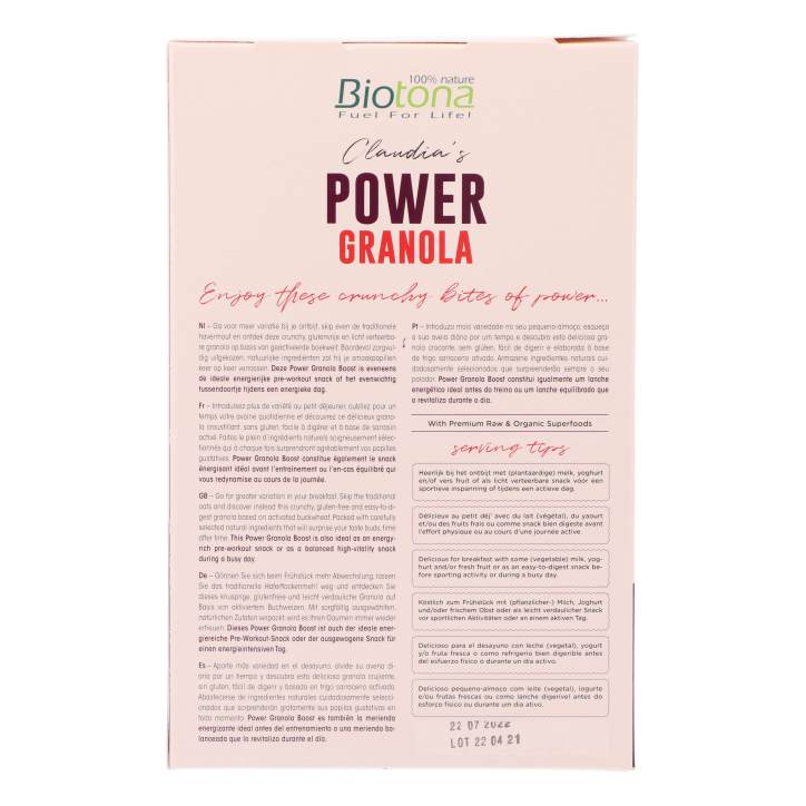 Biotona Power Granola Boost Bio - 250g-2