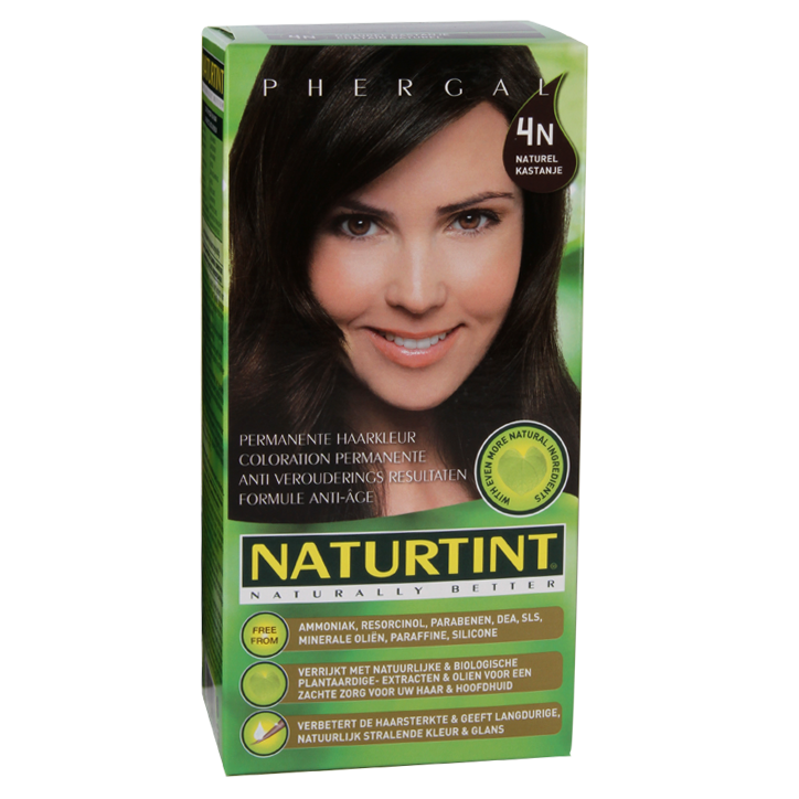 Naturtint Permanente Haarkleuring 4N Naturel Kastanje - 170ml-3