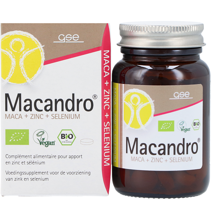 GSE Macandro® Maca + Zinc + Selenium - 75 tabletten-2
