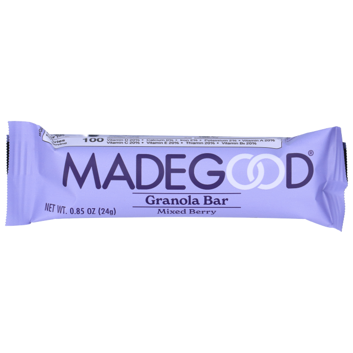 MadeGood Granola Bar Mixed Berry - 24g-2