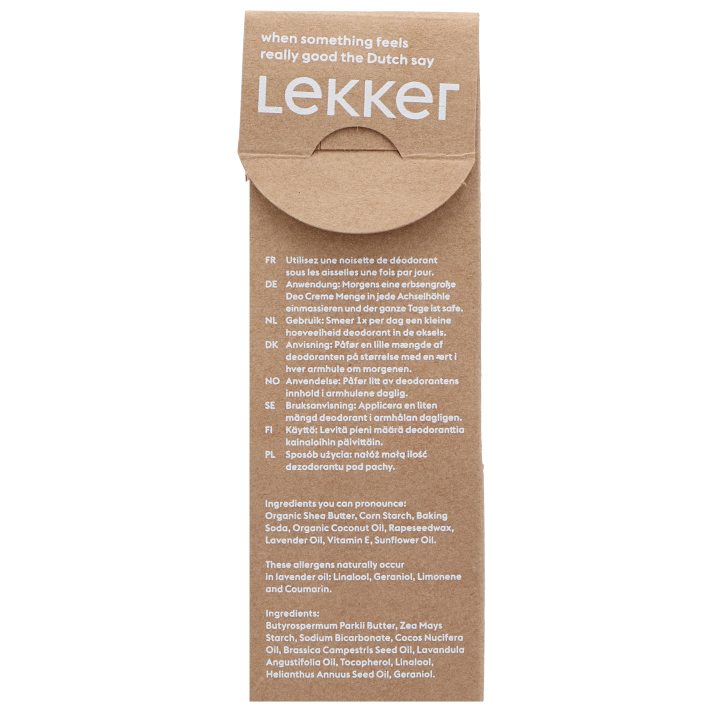 The Lekker Company Natural Deodorant Lavender - 30g-3