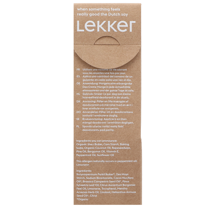 The Lekker Company Natural Deodorant Woodland - 30g-3