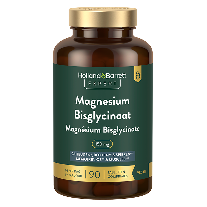 Holland & Barrett Expert Magnesium Bisglycinaat 150mg - 90 tabletten-2